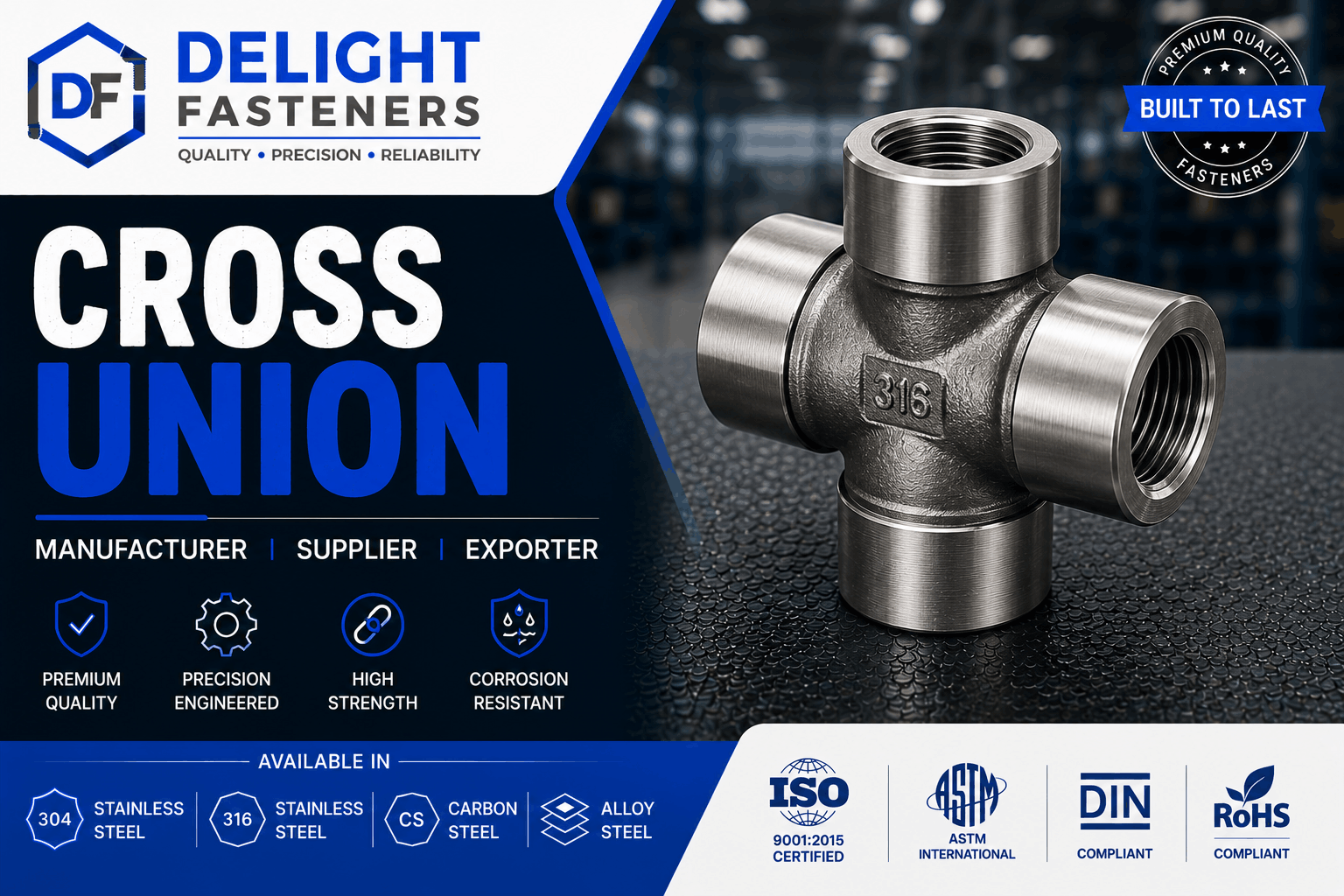 You are currently viewing Cross Union Manufacturer, Supplier & Exporter in India