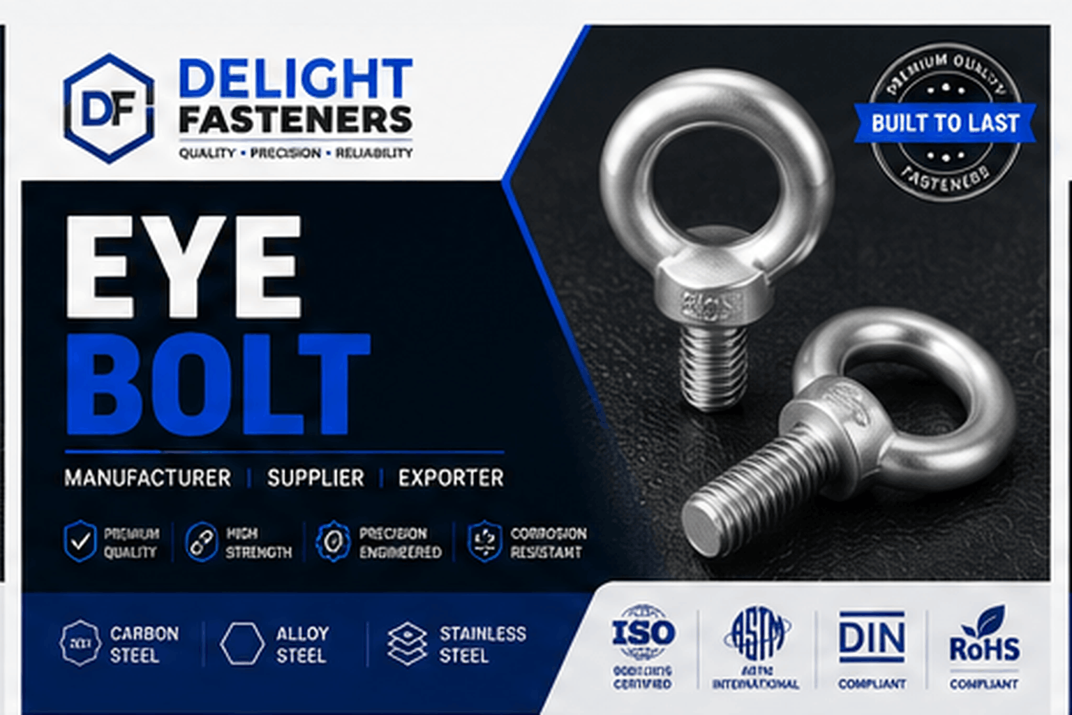 You are currently viewing Eye Bolt Manufacturer, Supplier & Exporter in India