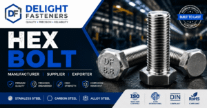 Read more about the article Hex Bolt Manufacturer, Supplier & Exporter in India