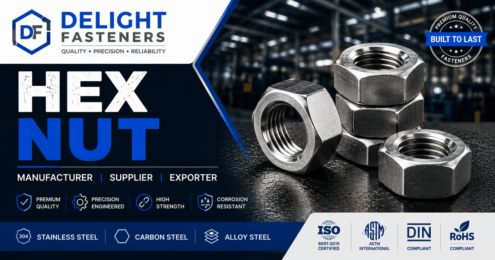 Read more about the article Hex Nut Manufacturer, Supplier & Exporter in India