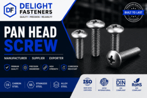 Read more about the article Pan Head Screw Manufacturer, Supplier & Exporter in India