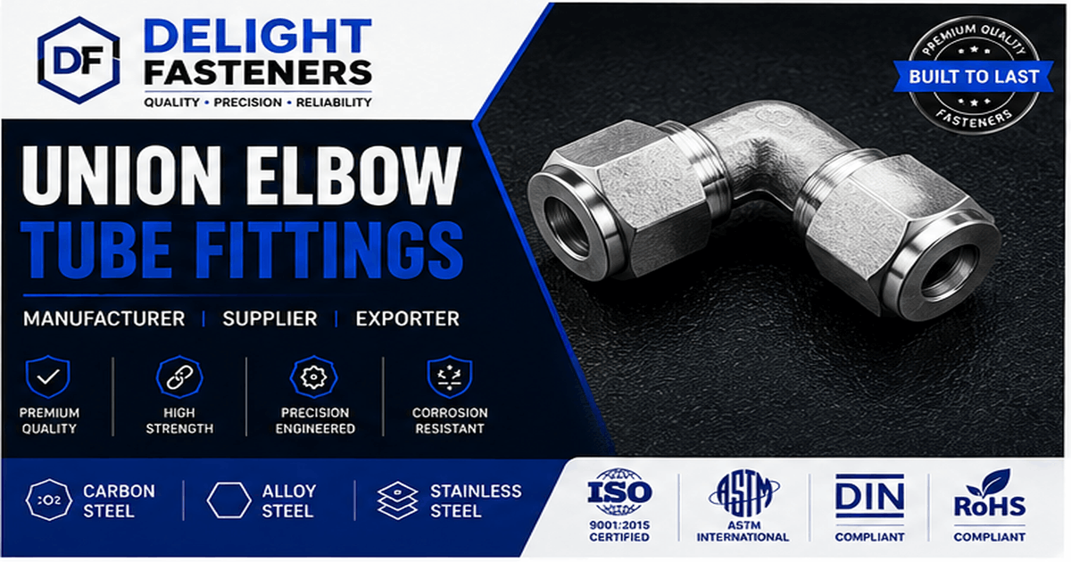 You are currently viewing Union Elbow Tube Fittings Manufacturer, Supplier & Exporter in India