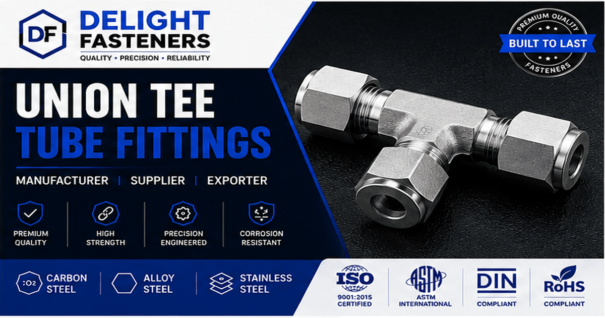 You are currently viewing Union Tee Tube Fittings Manufacturer, Supplier & Exporter in India
